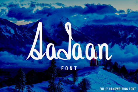 Aadaan: A Modern Script Font for Digital Design