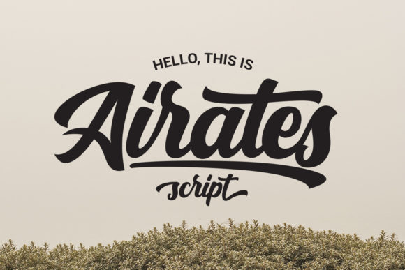 Airates: A Bold Handwritten Font for Web Design