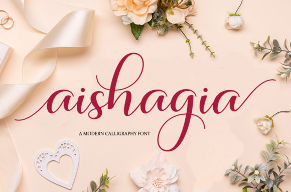 Aishagia: A Refined Script Font for Modern Marketing and Digital Design