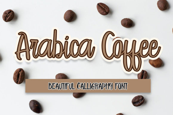 Arabica Coffee: A Script Amp Typeface That Elevates Brand Campaigns with Elegance