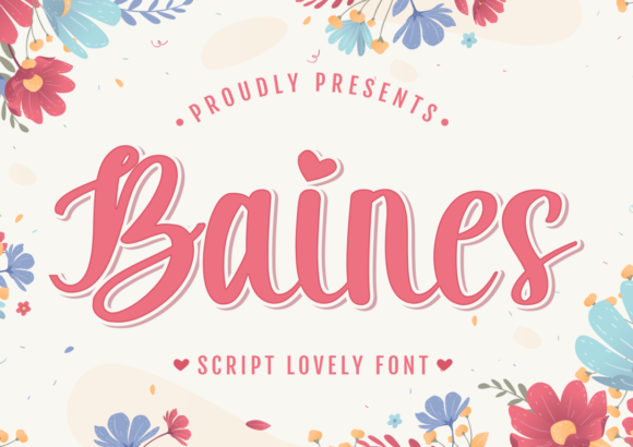 Baines: A Playful Script Font for Your Brand