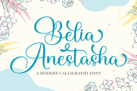 Belia Anestasha: A Softly Elegant Script Font for Thoughtful Editorial Design