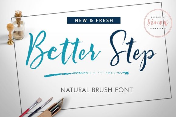 Better Step: A Delicate Script Font for Crafters