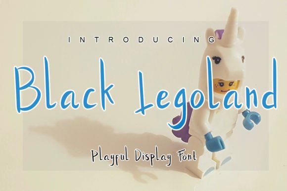 Black Legoland: A Script Font That Elevates Campaign Visuals