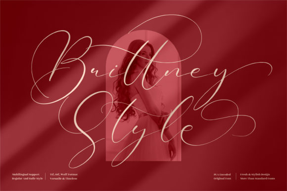 Brittney Style: A Playful Script Font for Crafters