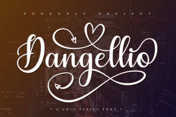 Dangellio: A Romantic Script Font for Business Branding