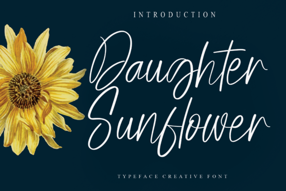 Daughter Sunflower: A Handwritten Font with Editorial Grace