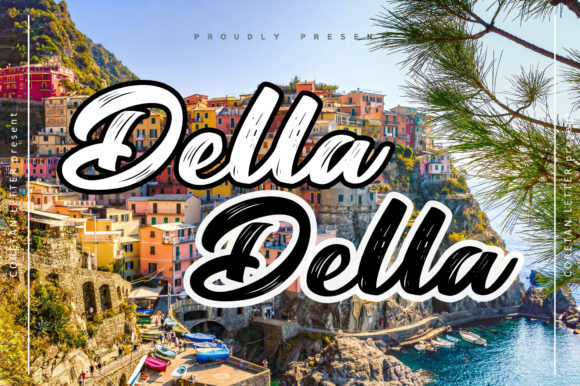Della Della: A Bold Script Font for Crafters