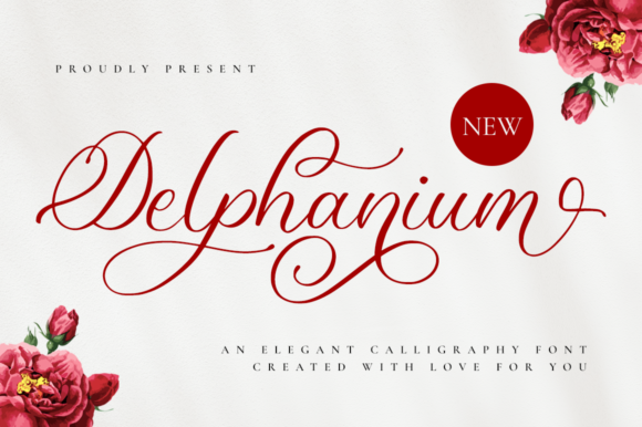Delphanium: A Classy Handwritten Font for Makers