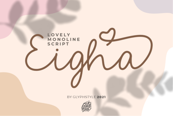 Eigha: A Contemporary Script Font for Elegant Editorial Design