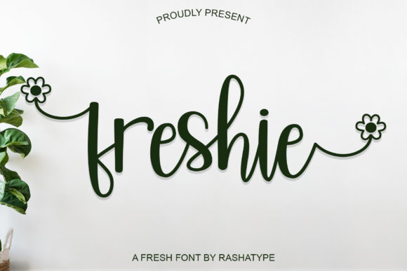 Freshie: A Flowery Handwritten Font for Web Design