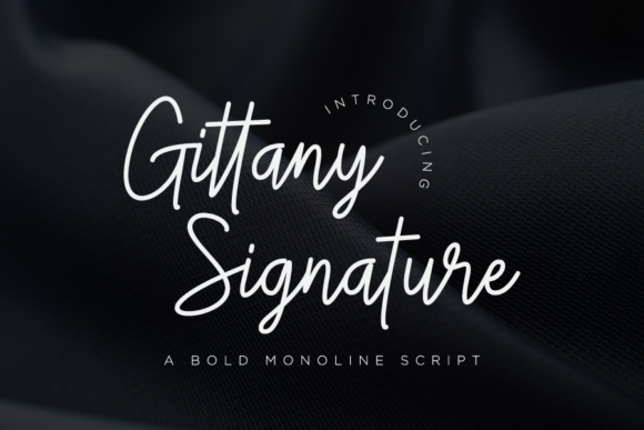 Gittany Signature: A Stylish Script Font for Modern Web Design Projects