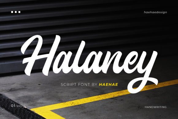 Halaney: A Handwritten Font for Makers