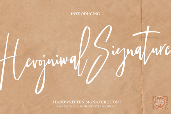 Hevojniwal Signature: A Refined Script Font for Modern Branding