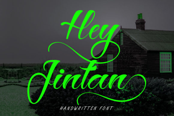 Hey Jintan: A Refined Script Font for Modern Editorial Design