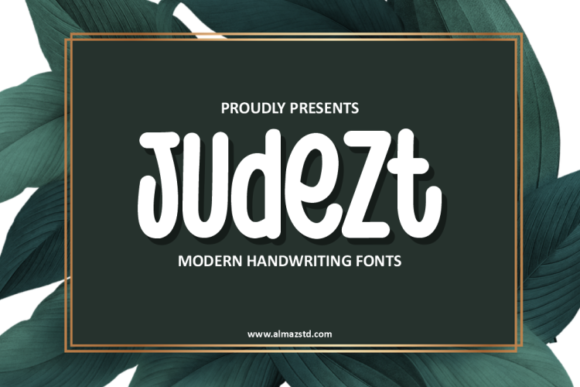 Judezt: A Professional Handwriting Font for Your Brand