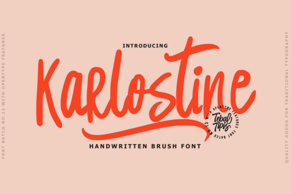 Karlostine: A Handwritten Font That Elevates Digital Branding
