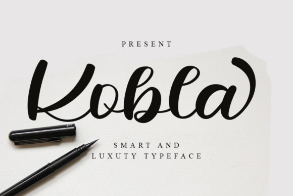 Kobla: A Premium Script Font for Modern Web Design