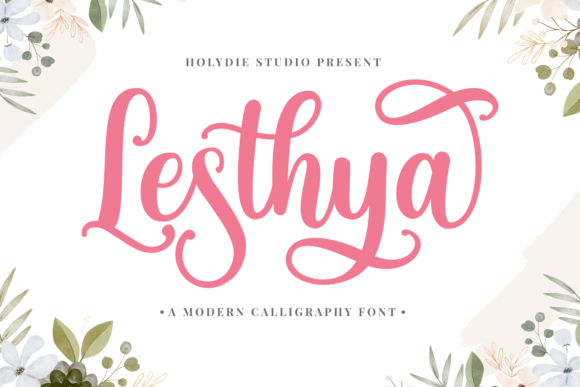 Lesthya: A Refined Script Font for Makers