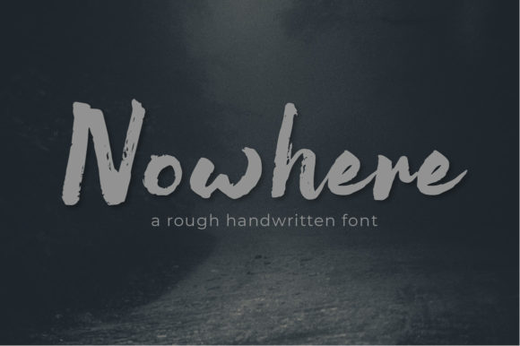 Nowhere: A Designer’s Take on This Script Display Font