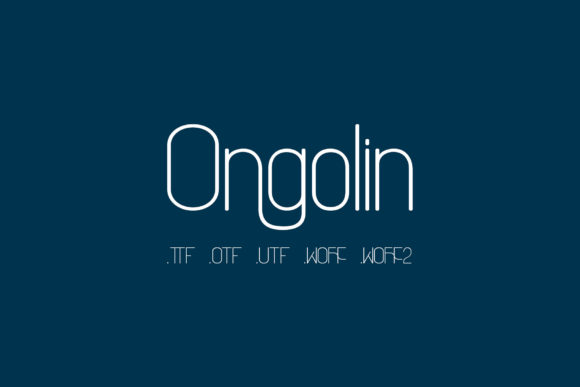 Ongolin: A Classy Script Font for Modern Web Design