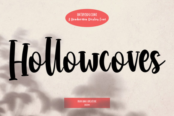 Reviewing Hollowcoves Handwritten Display Font