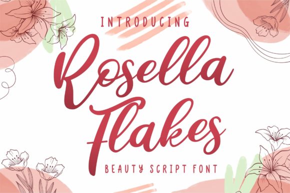 Rosella Flakes: The Handwritten Font That Adds Personality to Campaign Visuals
