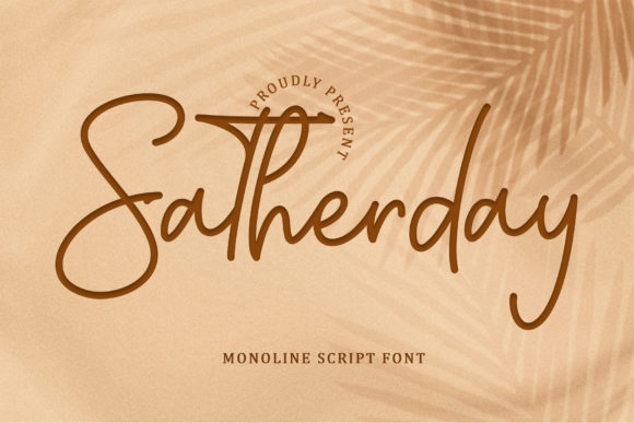 Satherday: A Refined Script Font for Modern Web Design