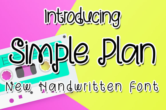 Simple Plan: A Sweet Script Font for Digital Branding and Web Design