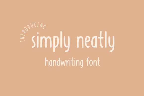 Simply Neatly: A Handwritten Font for Modern Web Design