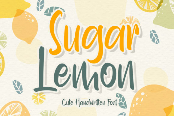 Sugar Lemon: A Friendly Handwritten Font for Makers