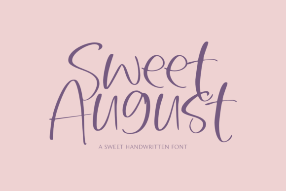 Sweet August: A Review of This Elegant Handwritten Font