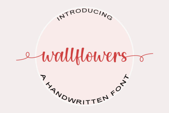Wallflowers: A Charming Script Font for Brand Identity