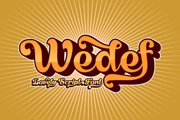 Wedef: A Bold Handwritten Font for Modern Web Design